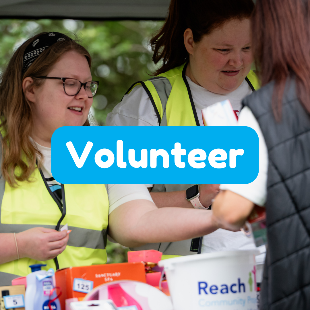 volunteer button